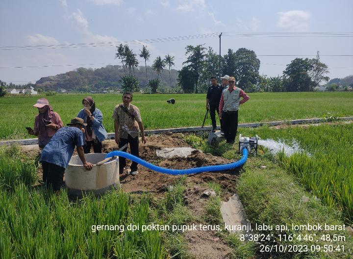 Petani Lombok Barat Sukses Optimalkan Bantaun Garnas DPI Hadapi Dampak El Nino