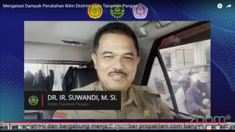 Kementan Bersama Stakeholder Pertanian Lakukan Langkah Atasi Dampak Perubahan Iklim Pada Sektor Pertanian