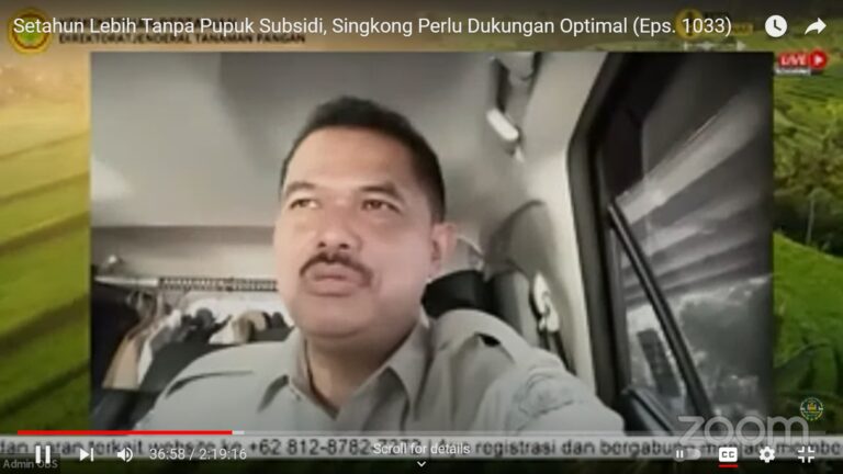 Kementan Bersama Komisi IV DPR RI Dukung Produksi Singkong Sebagai Sumber Pangan Alternatif