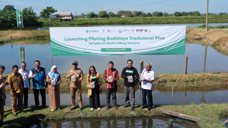 KKP Luncurkan Pilot Project Budi Daya Udang Tradisional Plus di Sulawesi Selatan